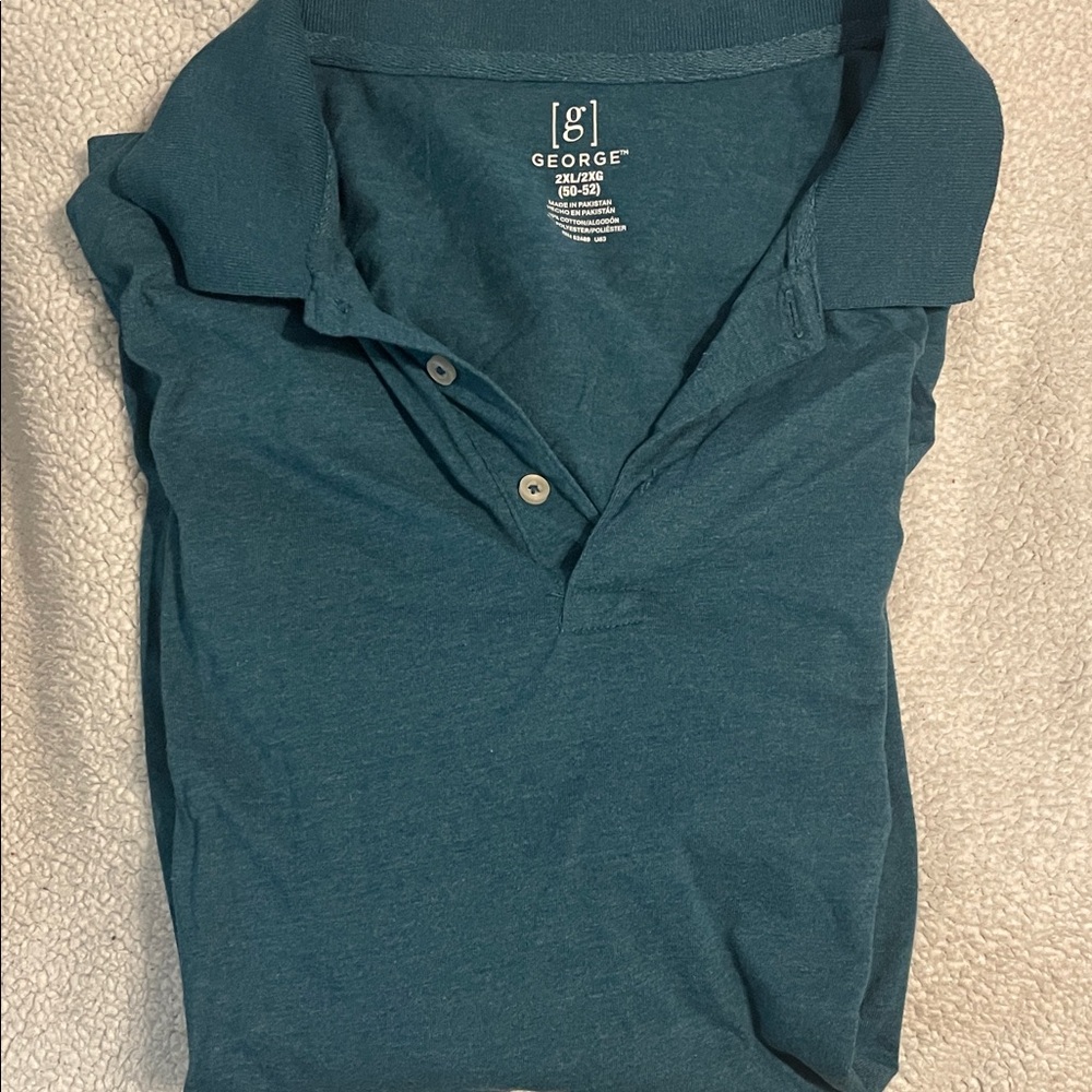 George Men's Blue Polo Shirt